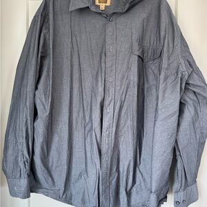 The Foundry Supply Co. Men's Shirt Label in Charcoal Gray with Tan Patch